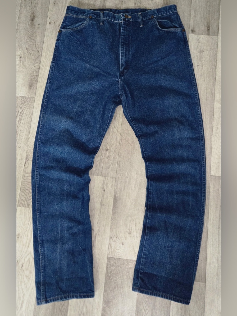 Wrangler Straight Fit Dark Blue Jeans